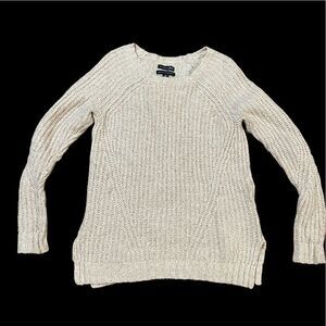 American Eagle Outfitters pale pink chunky knit sweater Sz XXS